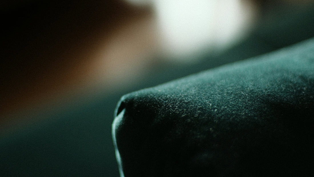 black textile in close up photography